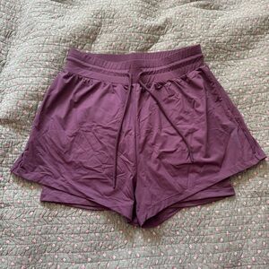 Gymshark Women's Athletic Shorts in Plum